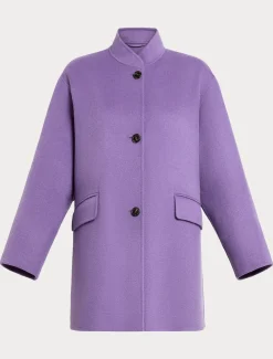 Marina Rinaldi Cappotti & Trench | Cappotti & Trench*Giaccone in double di lana VIOLA