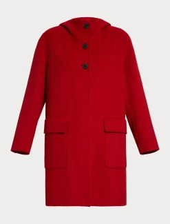 Marina Rinaldi Cappotti & Trench | Cappotti & Trench*Giaccone in double di lana ROSSO