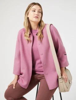 Marina Rinaldi Cappotti & Trench | Cappotti & Trench*Giaccone in double di lana e cachemire CICLAMINO