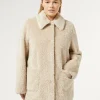 Marina Rinaldi Cappotti & Trench | Cappotti & Trench*Giaccone in tessuto effetto montone GRIGIOCHIARO