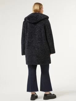 Marina Rinaldi Cappotti & Trench | Cappotti & Trench*Giaccone reversibile effetto montone BLUNOTTE