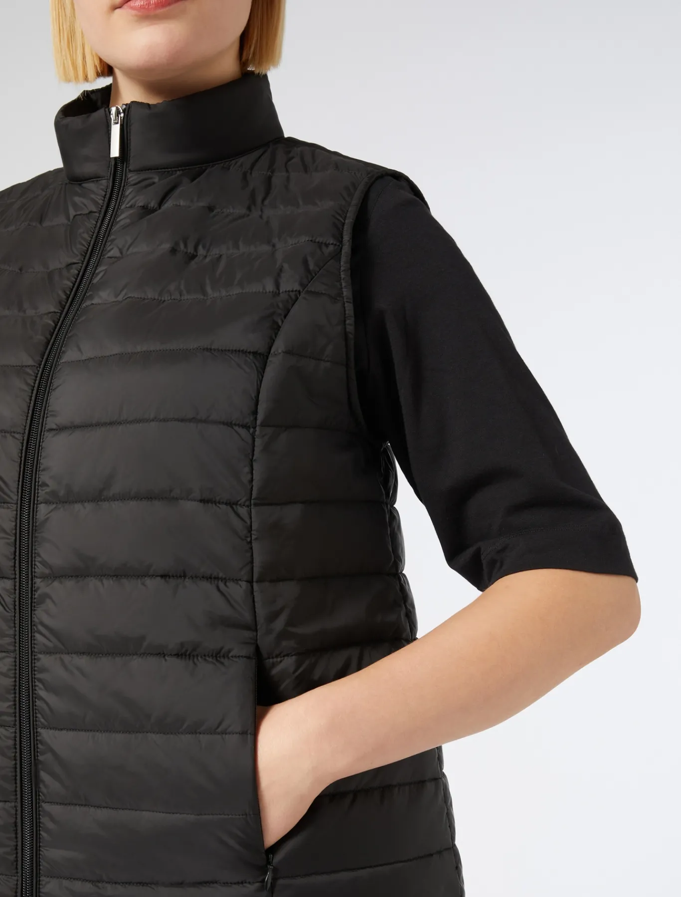 Marina Rinaldi Piumini | Piumini*Gilet imbottito NERO