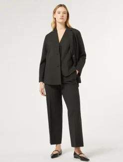 Marina Rinaldi Giacche & Blazer | Giacche & Blazer*Gilet in gabardina di lana NERO