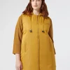 Marina Rinaldi Piumini | Piumini*Gilet in tela tecnica antigoccia SENAPE