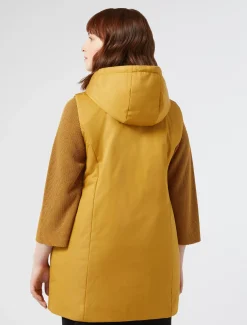 Marina Rinaldi Piumini | Piumini*Gilet in tela tecnica antigoccia SENAPE