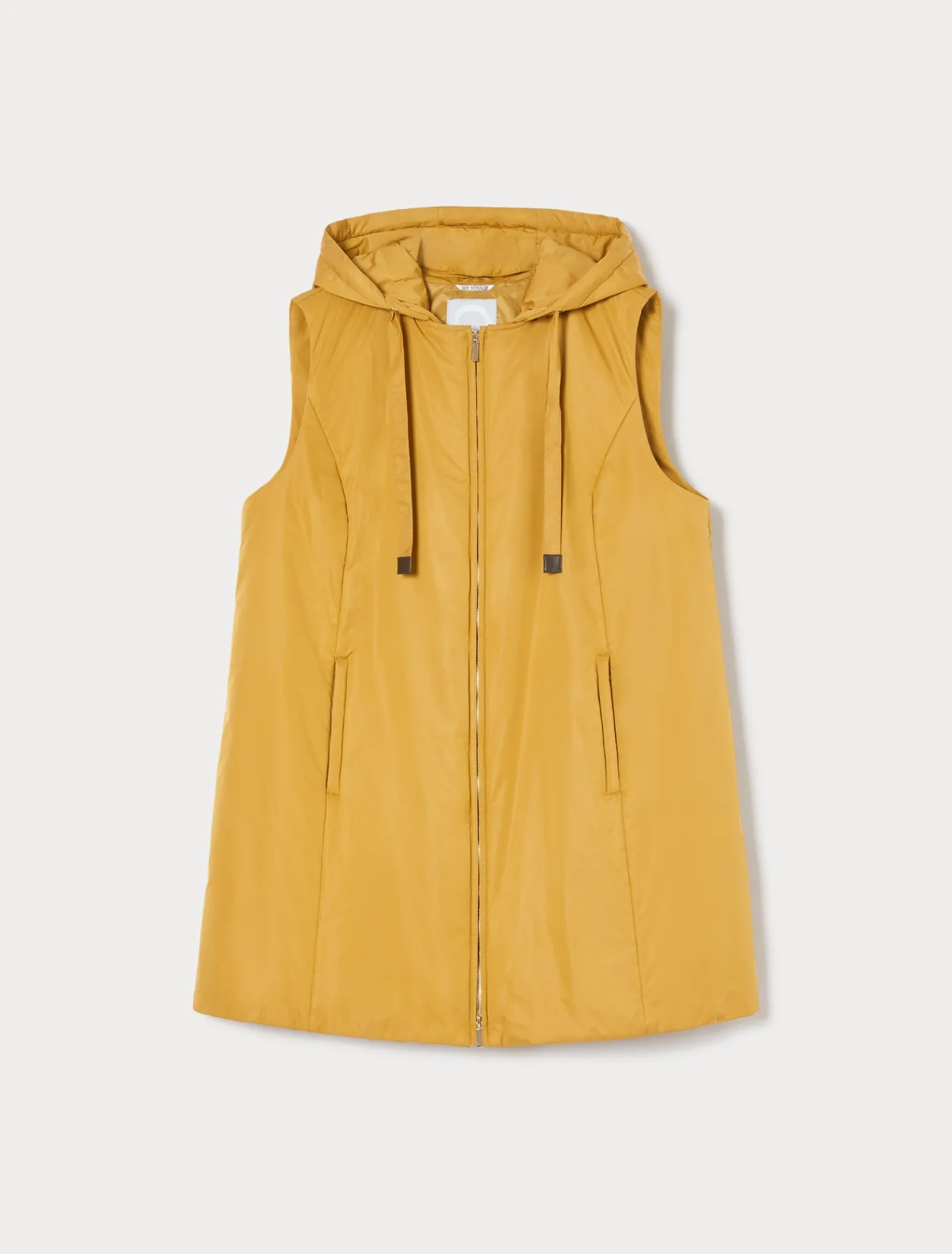 Marina Rinaldi Piumini | Piumini*Gilet in tela tecnica antigoccia SENAPE