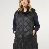 Marina Rinaldi Piumini | Piumini*Gilet in tessuto tecnico BLUMARINO