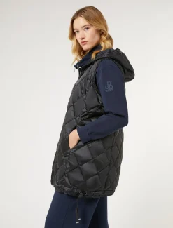 Marina Rinaldi Piumini | Piumini*Gilet in tessuto tecnico BLUMARINO