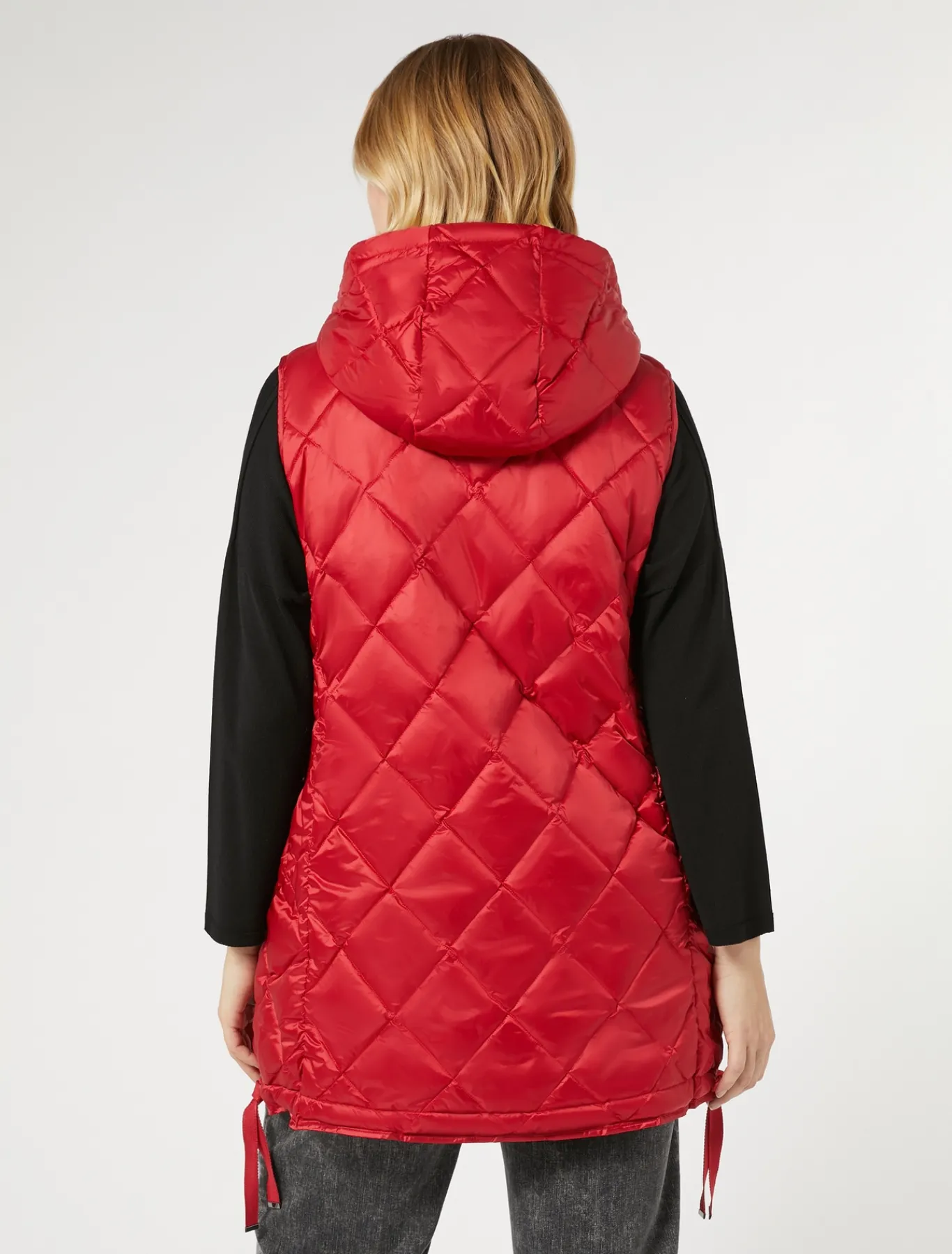 Marina Rinaldi Piumini | Piumini*Gilet in tessuto tecnico ROSSO