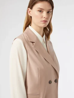 Marina Rinaldi Giacche & Blazer | Giacche & Blazer*Gilet in twill MAUVE
