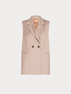 Marina Rinaldi Giacche & Blazer | Giacche & Blazer*Gilet in twill MAUVE