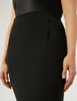 Marina Rinaldi Pantaloni E Gonne | Gonne*Gonna a tubino in cady NERO