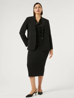 Marina Rinaldi Pantaloni E Gonne | Gonne*Gonna a tubino in cady NERO