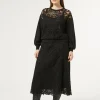 Marina Rinaldi Gonne | Gonne*Gonna con ricamo macramè NERO