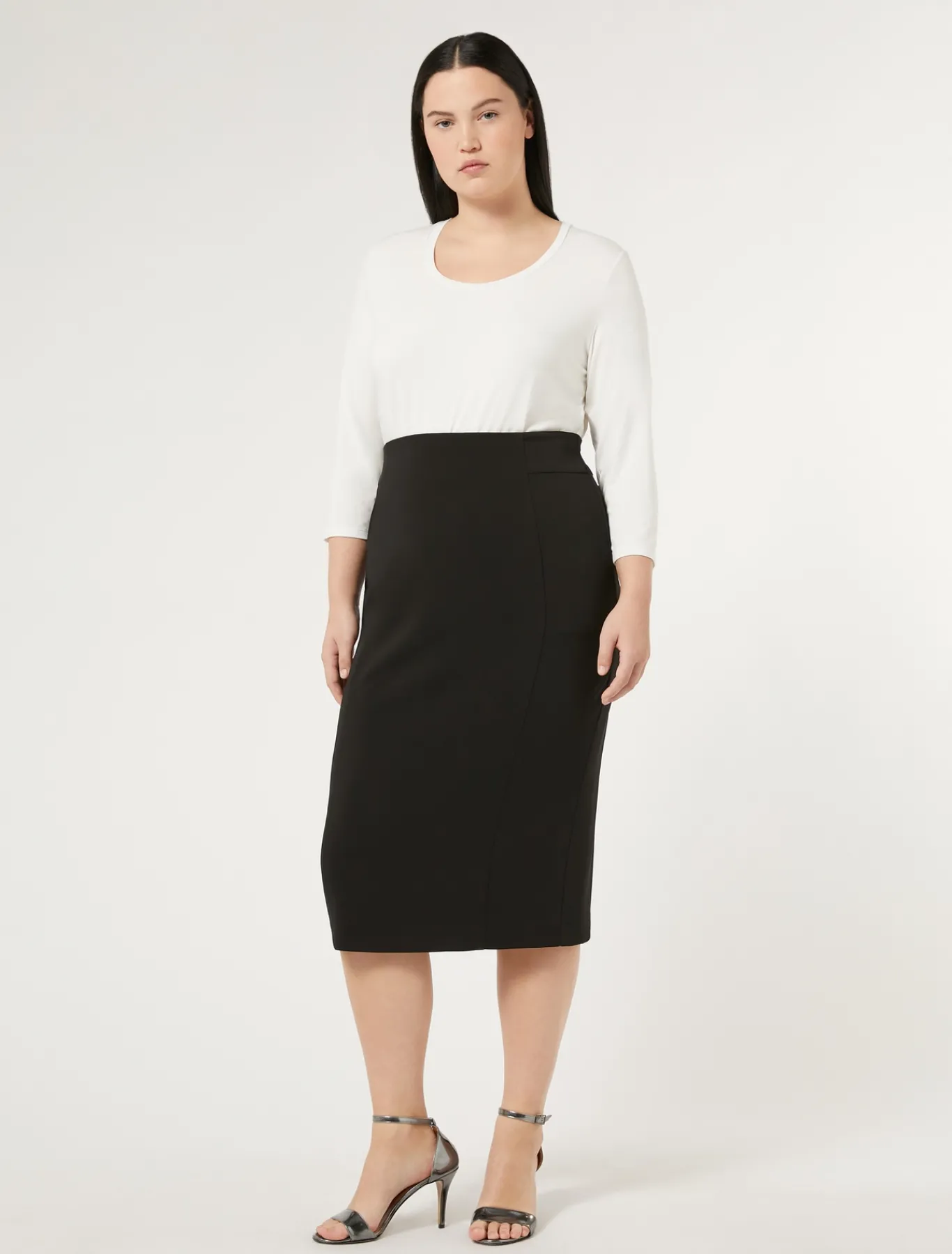 Marina Rinaldi Pantaloni E Gonne | Gonne*Gonna in cady NERO