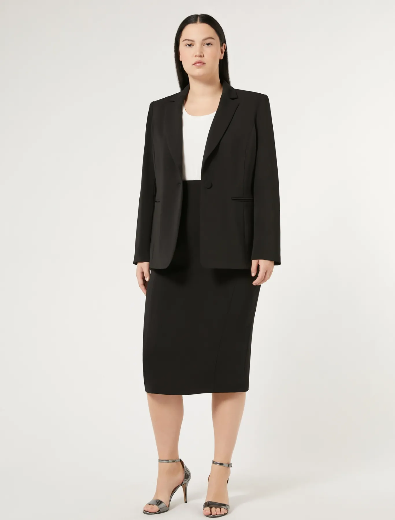 Marina Rinaldi Pantaloni E Gonne | Gonne*Gonna in cady NERO