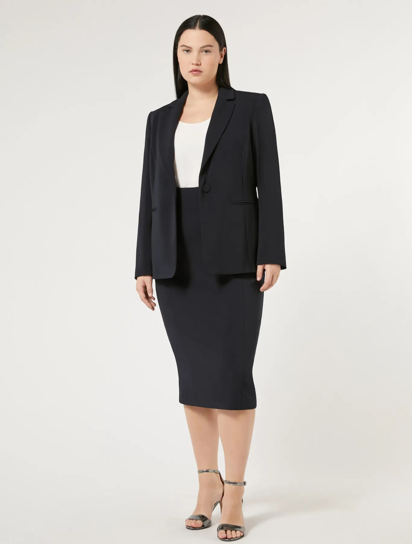 Marina Rinaldi Pantaloni E Gonne | Gonne*Gonna in cady BLUMARINO