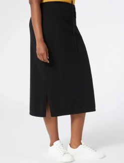 Marina Rinaldi Gonne | Gonne*Gonna in cotone crêpe NERO