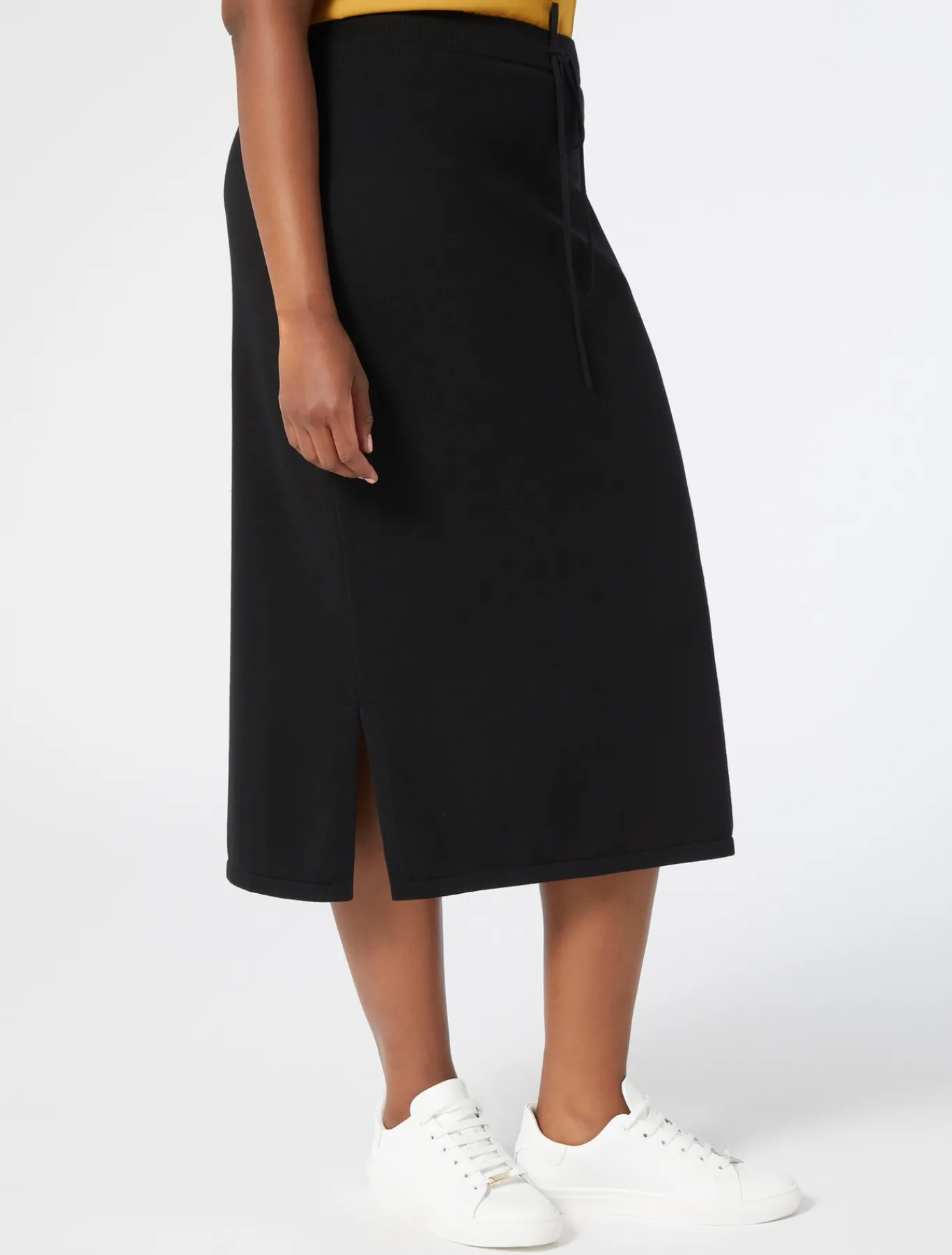 Marina Rinaldi Gonne | Gonne*Gonna in cotone crêpe NERO