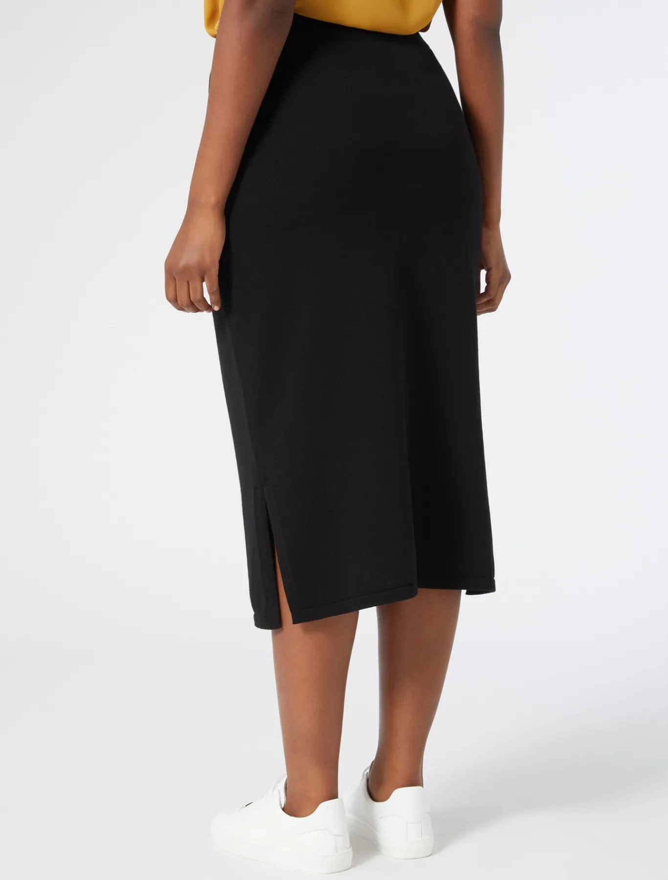 Marina Rinaldi Gonne | Gonne*Gonna in cotone crêpe NERO