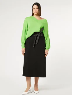 Marina Rinaldi Gonne | Gonne*Gonna in crêpe satin NERO