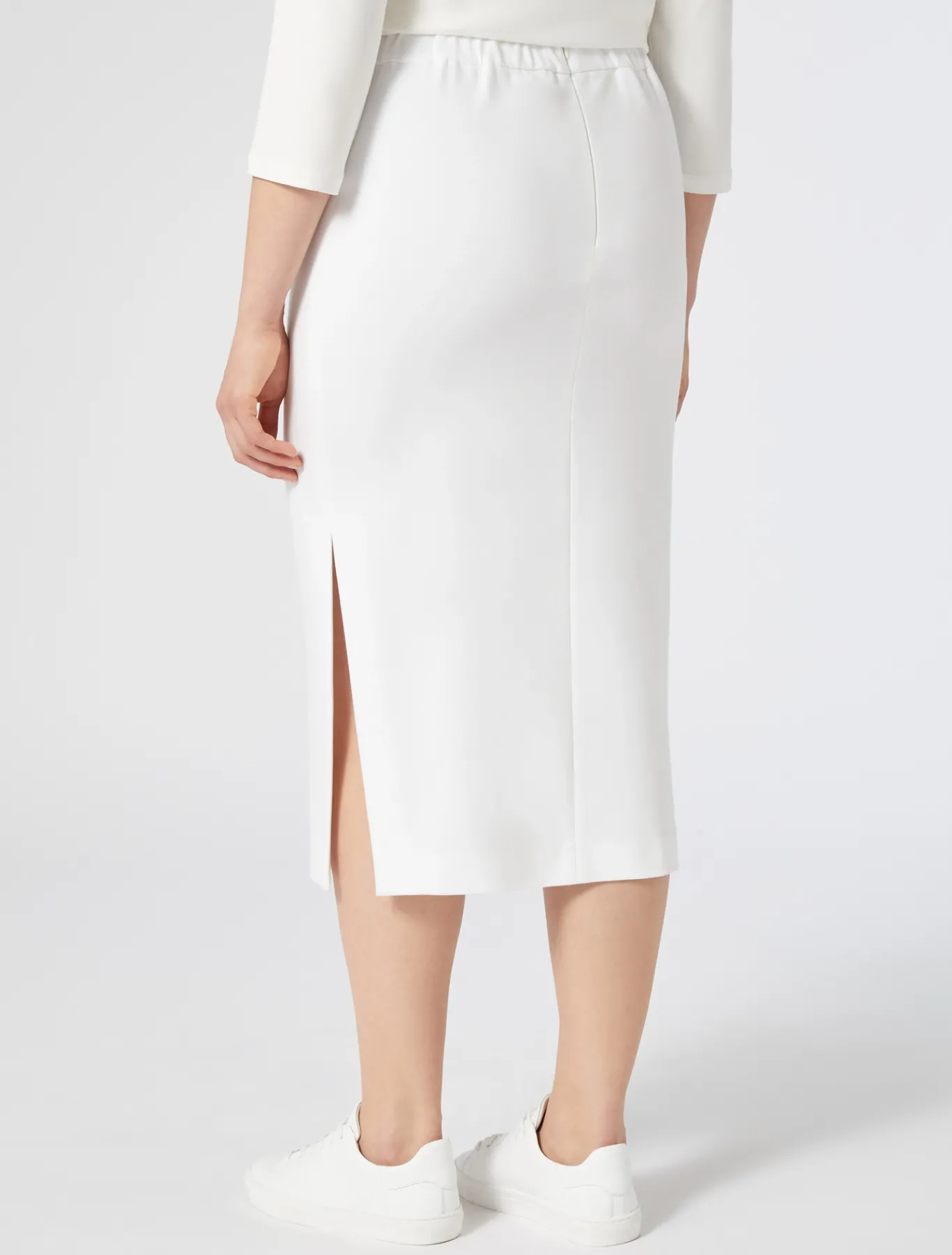 Marina Rinaldi Gonne | Gonne*Gonna in jersey BIANCO
