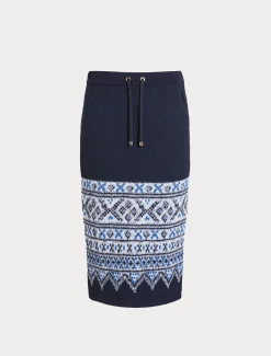 Marina Rinaldi Gonne | Gonne*Gonna in jersey jacquard BLUNOTTE