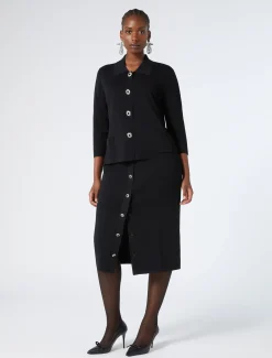 Marina Rinaldi Gonne | Gonne*Gonna in maglia NERO