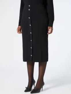 Marina Rinaldi Gonne | Gonne*Gonna in maglia NERO