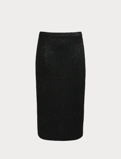 Marina Rinaldi Gonne | Gonne*Gonna in maglia con paillettes NERO