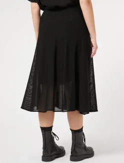 Marina Rinaldi Gonne | Gonne*Gonna in maglia crêpe NERO
