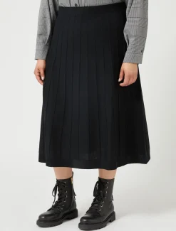 Marina Rinaldi Gonne | Gonne*Gonna in misto lana merino NERO