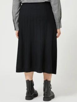 Marina Rinaldi Gonne | Gonne*Gonna in misto lana merino NERO