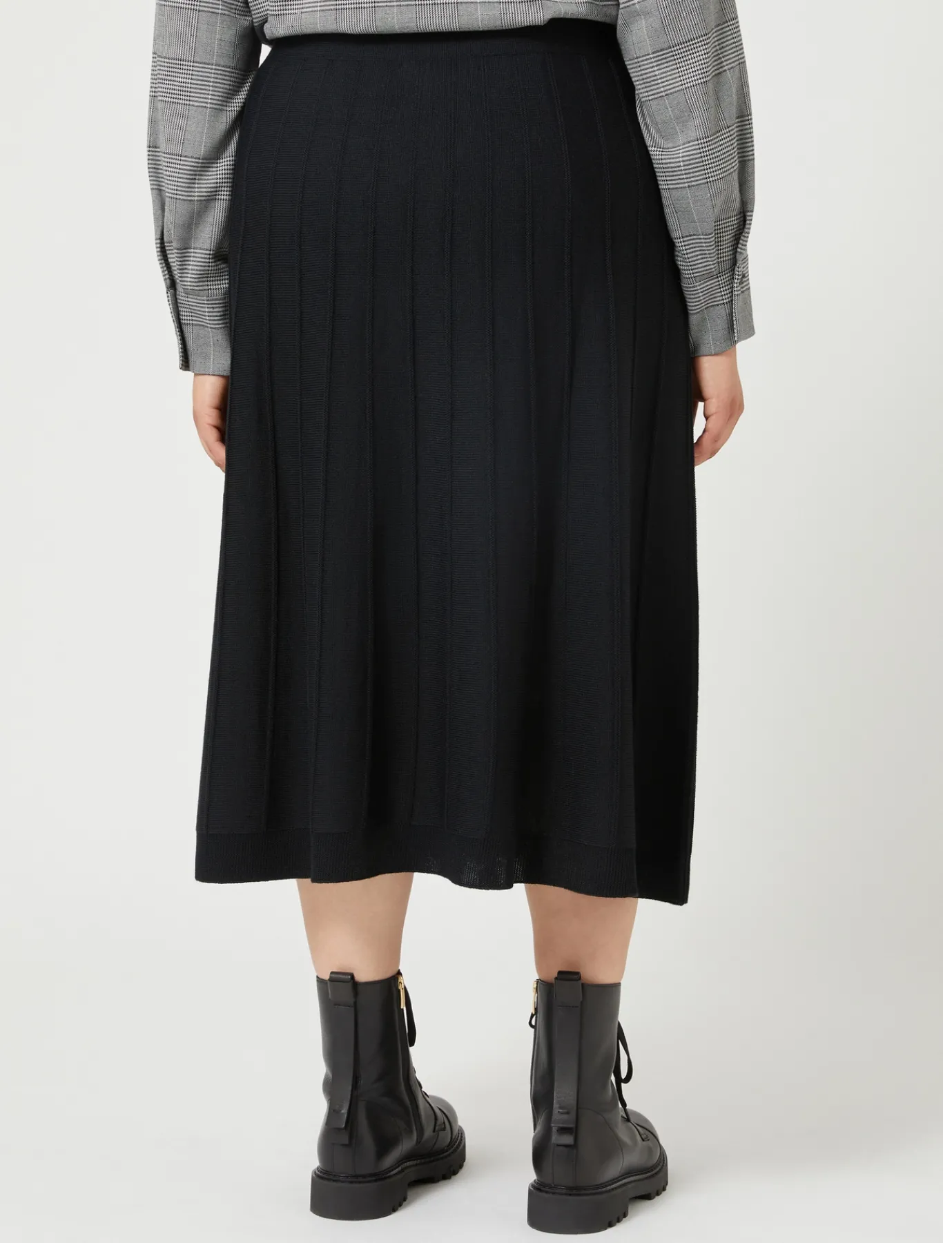 Marina Rinaldi Gonne | Gonne*Gonna in misto lana merino NERO