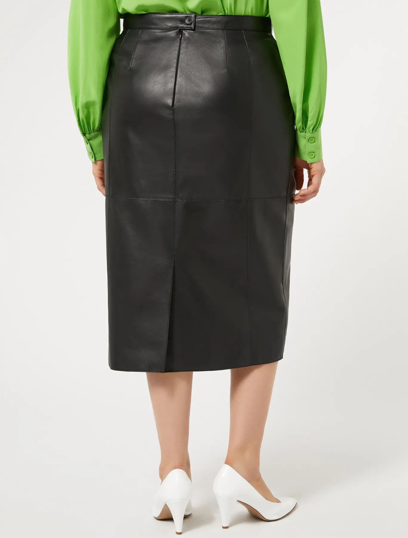 Marina Rinaldi Gonne | Gonne*Gonna in pelle NERO