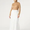 Marina Rinaldi Gonne | Gonne*Gonna in tela di misto cotone BIANCO