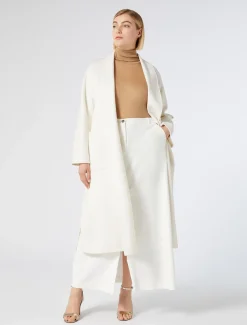 Marina Rinaldi Gonne | Gonne*Gonna in tela di misto cotone BIANCO