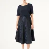 Marina Rinaldi Pantaloni E Gonne | Selezione Elegante*Gonna in tessuto jacquard BLUMARINO