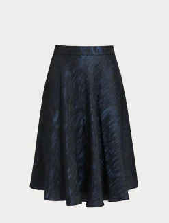 Marina Rinaldi Pantaloni E Gonne | Selezione Elegante*Gonna in tessuto jacquard BLUMARINO