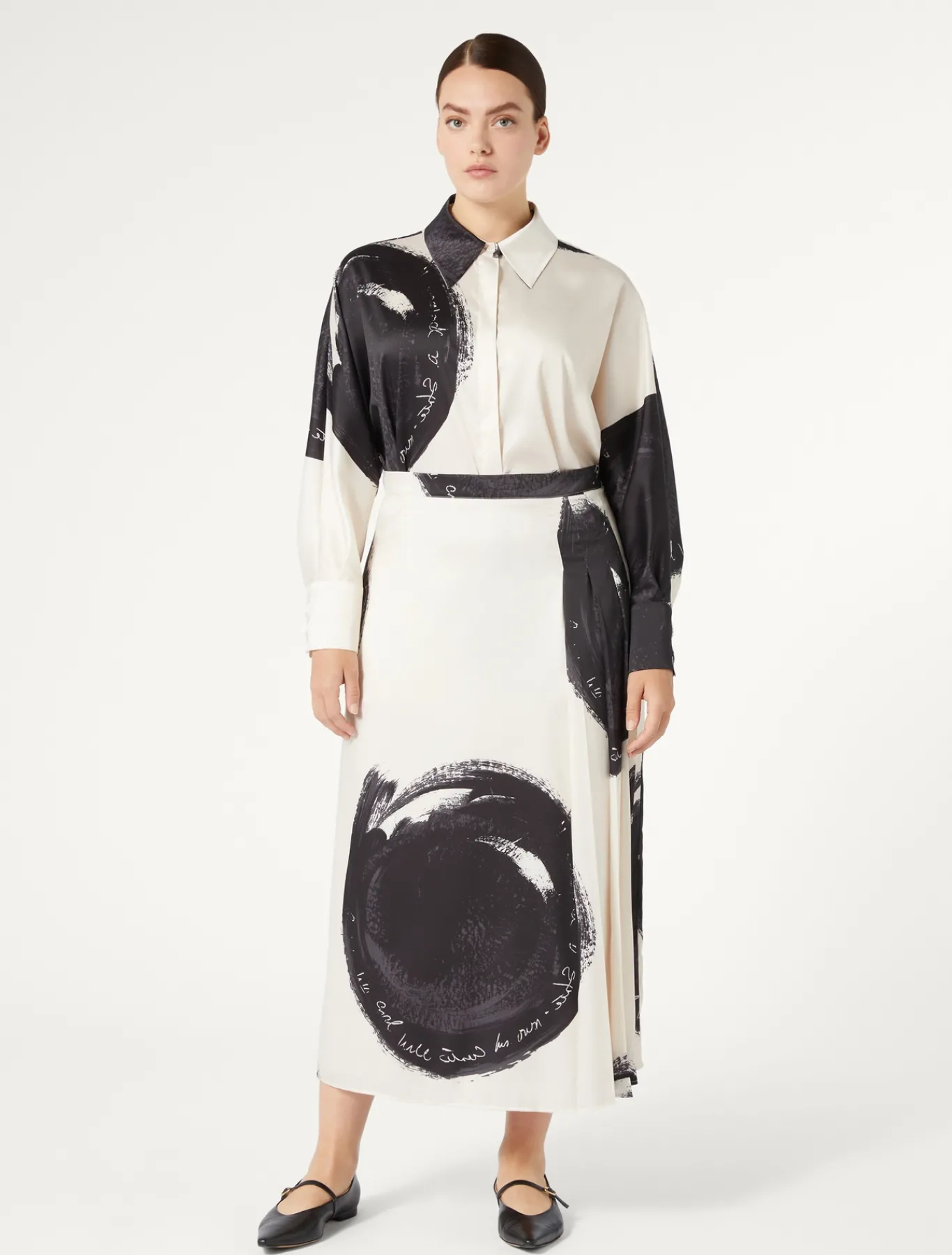 Marina Rinaldi Gonne | Gonne*Gonna in twill BIANCOAVORIO