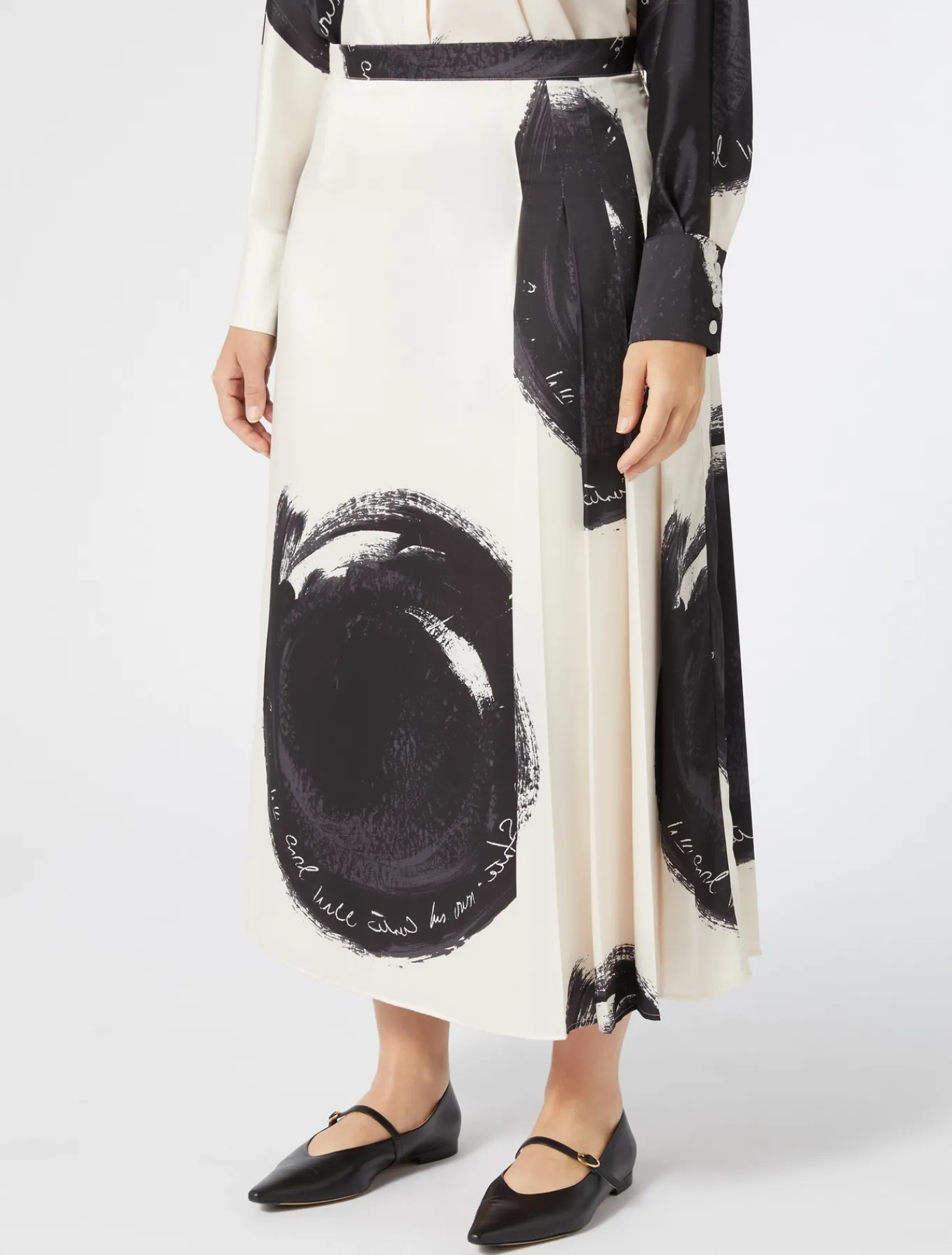 Marina Rinaldi Gonne | Gonne*Gonna in twill BIANCOAVORIO