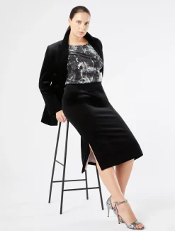 Marina Rinaldi Gonne | Gonne*Gonna in velluto NERO