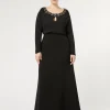 Marina Rinaldi Pantaloni E Gonne | Gonne*Gonna lunga in cady triacetato NERO