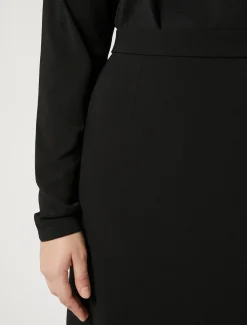 Marina Rinaldi Pantaloni E Gonne | Gonne*Gonna lunga in cady triacetato NERO
