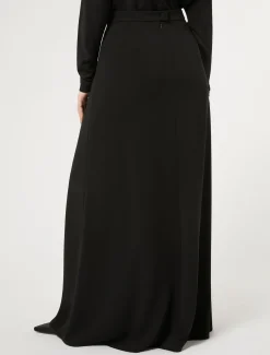 Marina Rinaldi Pantaloni E Gonne | Gonne*Gonna lunga in cady triacetato NERO