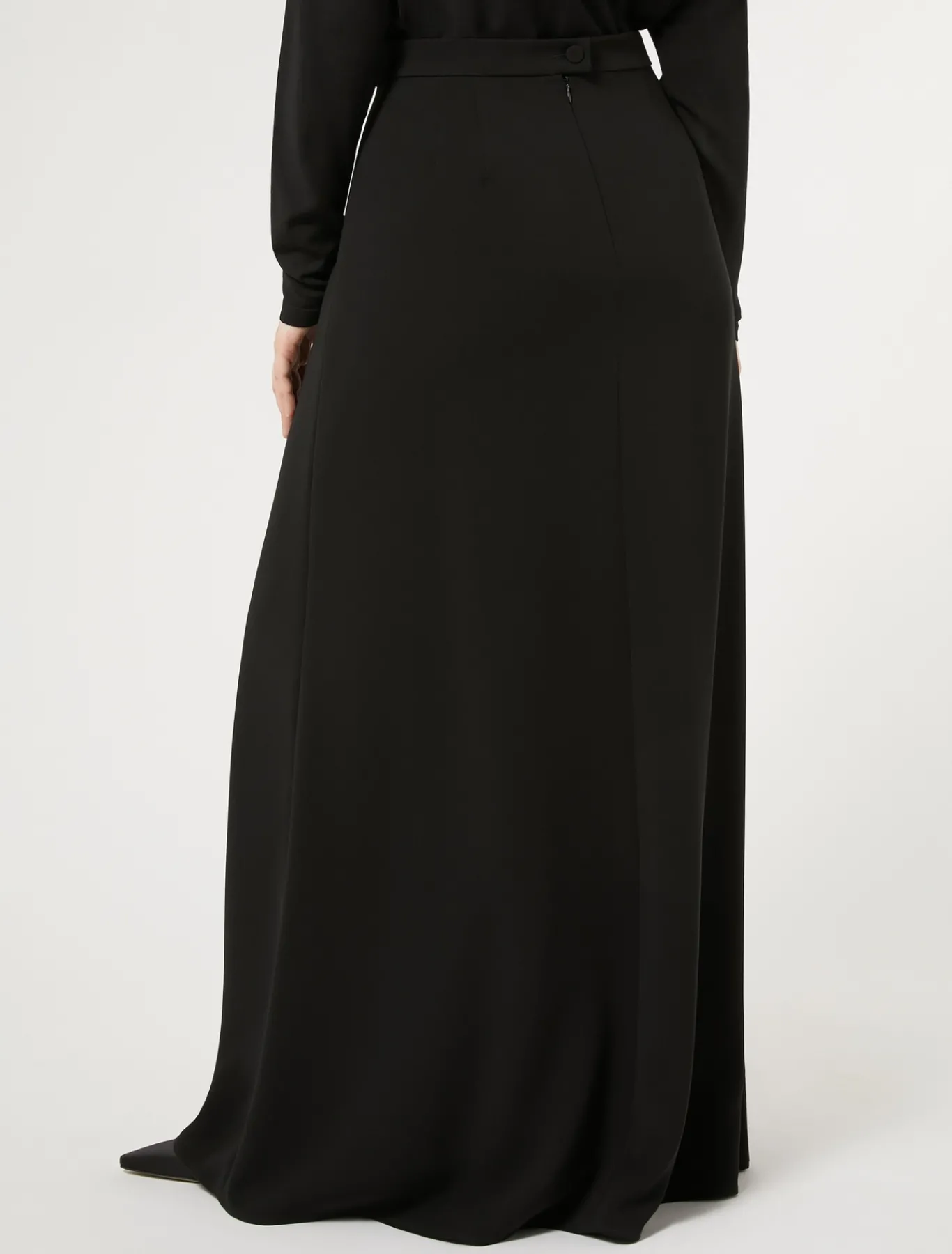 Marina Rinaldi Pantaloni E Gonne | Gonne*Gonna lunga in cady triacetato NERO