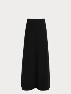 Marina Rinaldi Pantaloni E Gonne | Gonne*Gonna lunga in cady triacetato NERO