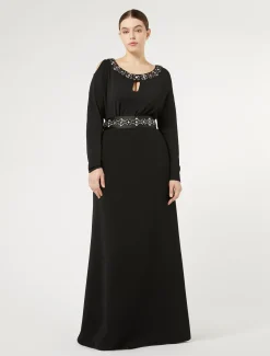 Marina Rinaldi Pantaloni E Gonne | Gonne*Gonna lunga in cady triacetato NERO