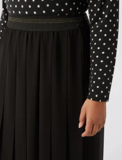 Marina Rinaldi Gonne | Gonne*Gonna lunga in georgette NERO