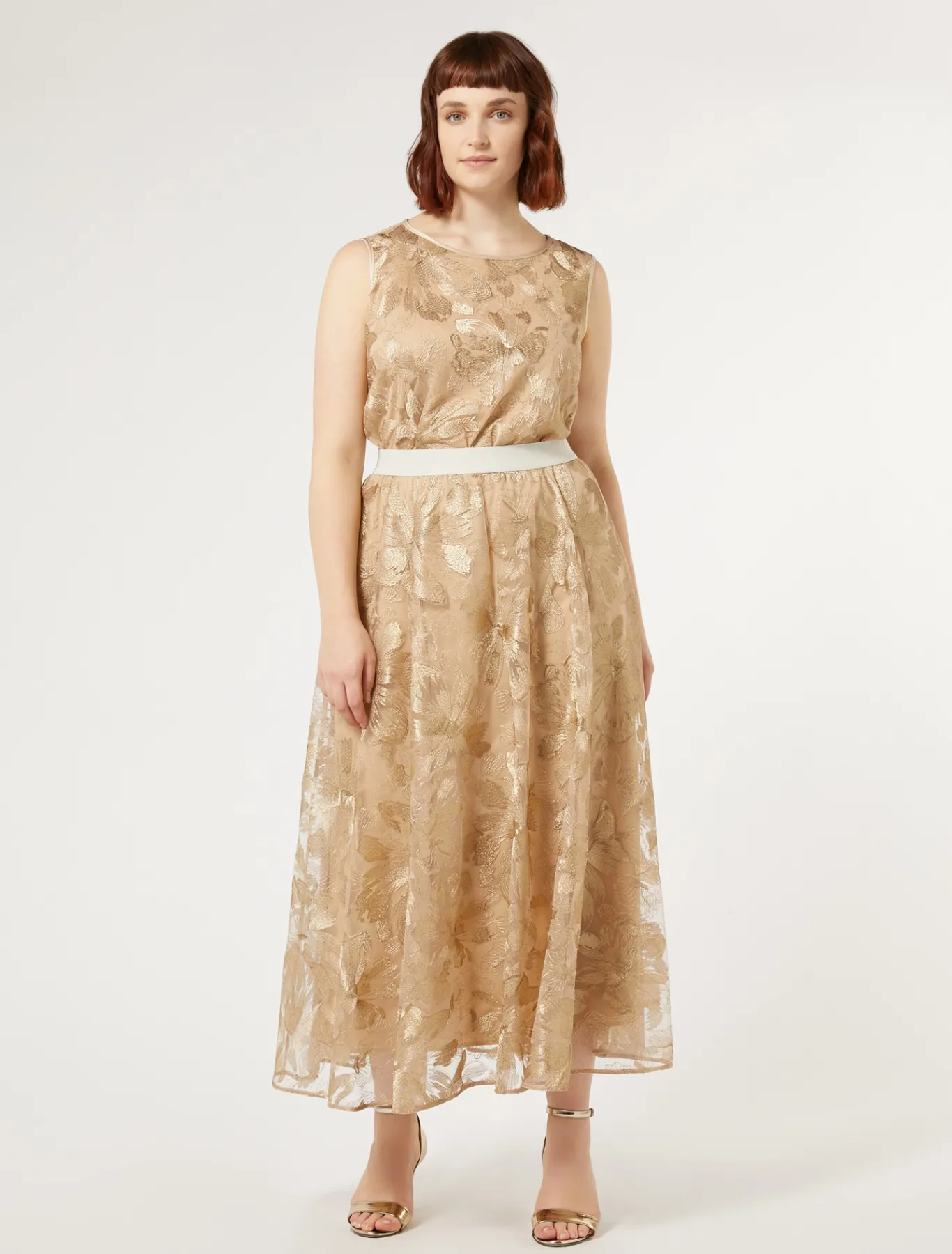 Marina Rinaldi Pantaloni E Gonne | Gonne*Gonna lunga in tulle OROCHIARO